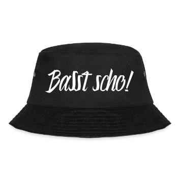 Basst scho - Bucket Hat - Schwarz - Vorne - Lela (165cm)