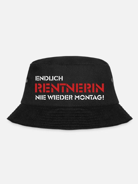 Endlich Rentnerin - Nie wieder Montag! (1) - Bucket Hat - Schwarz