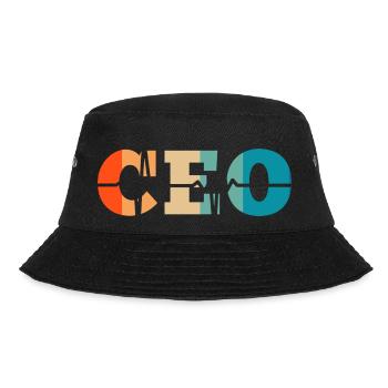Retro Heartbeat Chief Executive Officer - Bucket Hat - black - Front - Lela (165cm)