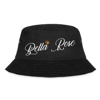 Bella Rose Custom Name for Women Kids Toddlers - - Bucket Hat - black - Front - Lela (165cm)