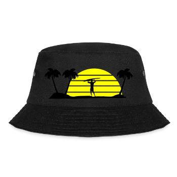 surfing - Bucket Hat - Schwarz - Vorne - Lela (165cm)