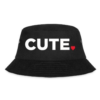 Cute - Bucket Hat - black - Front - Lela (165cm)
