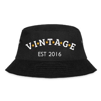 Jahrgang ist 2016 - Bucket Hat - Schwarz - Vorne - Lela (165cm)