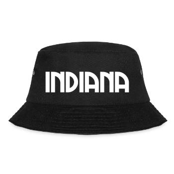 Indiana, Indianapolis, USA, United States of America - Bucket Hat - black - Front - Lela (165cm)