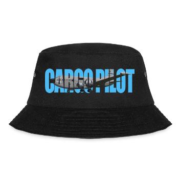 Cargo pilot C-124C - Bucket Hat - Schwarz - Vorne - Lela (165cm)