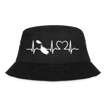 Courbe cardiaque Malte - Voyage - Nation - Pouls - ECG - Bob - noir - Devant - Lela (165cm)