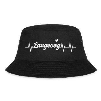 Heartbeat Langeoog - Bucket Hat - Schwarz - Vorne - Lela (165cm)