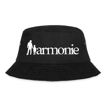 HARMONY! (family, dad, mom, kids) white - Bucket Hat - black - Front - Lela (165cm)