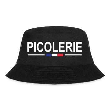 National Drink Humor Aperitif Gendarmerie Gendarme - Bucket Hat - black - Front - Lela (165cm)