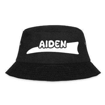 Geschenk für Aiden - Bucket Hat - Schwarz - Vorne - Lela (165cm)