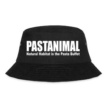 PASTANIMAL Pasta Party Marathon Carb Loading Carbs - Bucket Hat - black - Front - Lela (165cm)