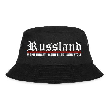 Russland - Bucket Hat - Schwarz - Vorne - Lela (165cm)