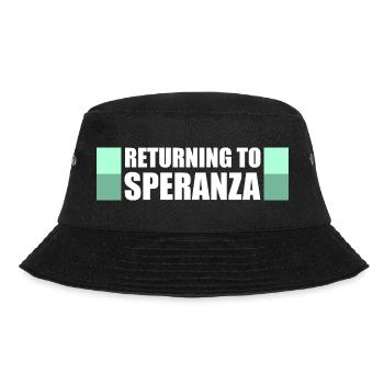 Back to Speranza Funny Gaming Loot - Bucket Hat - Schwarz - Vorne - Lela (165cm)