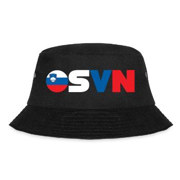 Slowenien - Bucket Hat - Schwarz - Vorne - Lela (165cm)