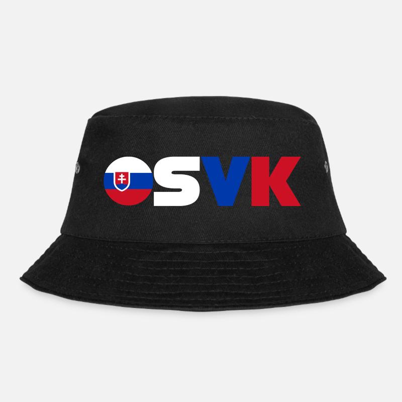 Slowakei - Bucket Hat - Schwarz