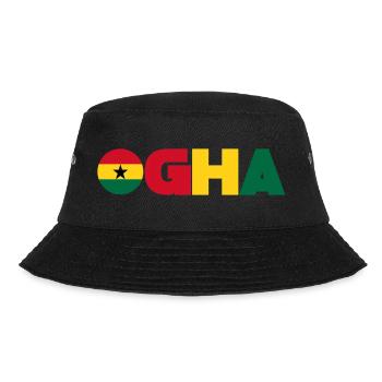 Ghana - Bucket Hat - Schwarz - Vorne - Lela (165cm)