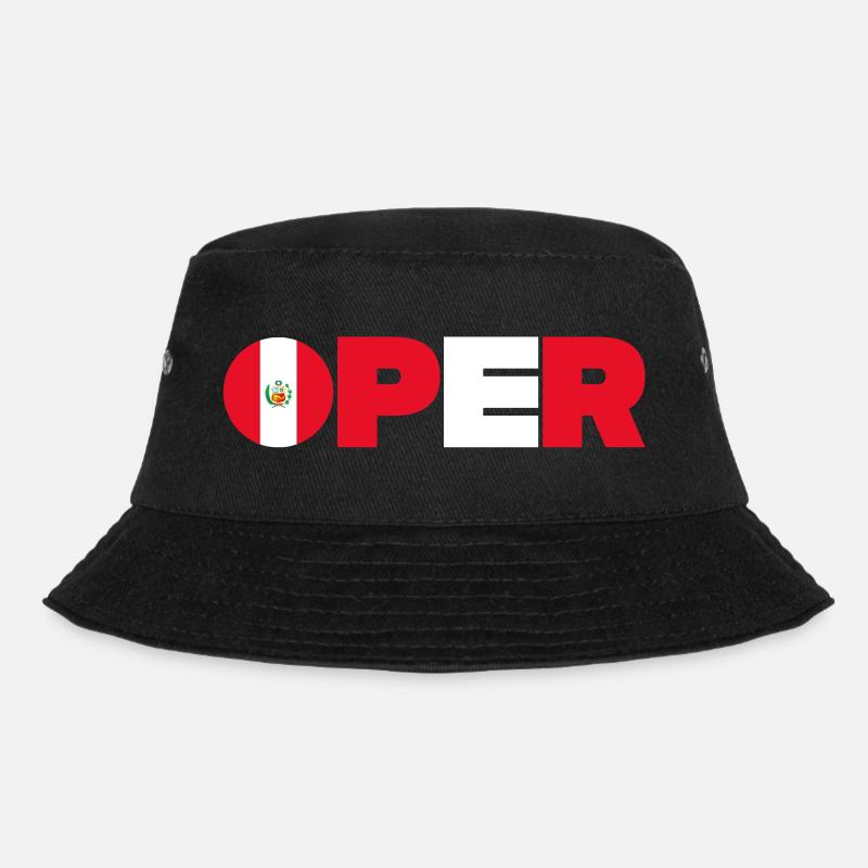 Peru - Bucket Hat - Schwarz