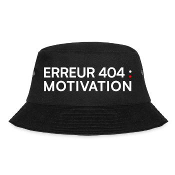 ERREUR 404 Motivation – Humour Geek - Bob - noir - Devant - Lela (165cm)