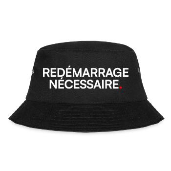 Notwendige Müdigkeit zum Wiederaufbau von Humor - Bucket Hat - Schwarz - Vorne - Lela (165cm)