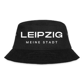 Leipzig - Bucket Hat - Schwarz - Vorne - Lela (165cm)