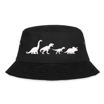 Silhouettes de dinosaures dans un style rétro - Bob - noir - Devant - Lela (165cm)