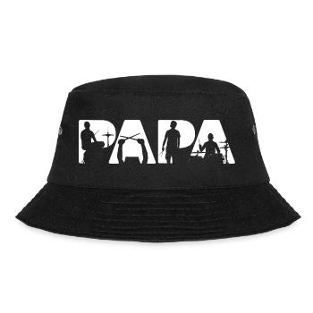 Batterie Papa Musician Silhouette Art de batterie - Bob - noir - Devant - Lela (165cm)