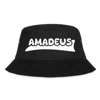 Geschenk für Amadeus - Bucket Hat - Schwarz - Vorne - Lela (165cm)