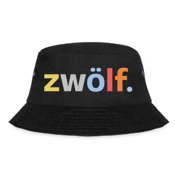 12. Geburtstag Junge Zwölf 12 Jahre Jubiläum  - Bucket Hat - Schwarz - Vorne - Lela (165cm)