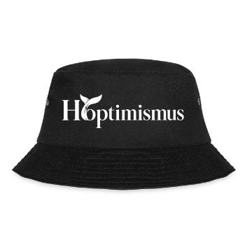 Hoptimismus - Wal white Fluke - Bucket Hat - Schwarz - Vorne - Lela (165cm)