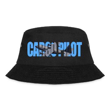 Cargo Pilot C-130 - Bucket Hat - Schwarz - Vorne - Lela (165cm)
