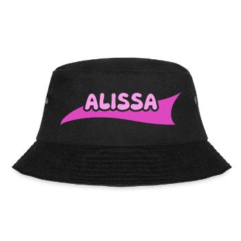 Alissa as Lable - Bucket Hat - black - Front - Lela (165cm)