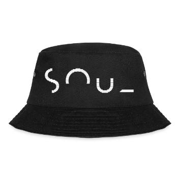 Soulmusikkultur Vintage-Musiker - Bucket Hat - Schwarz - Vorne - Lela (165cm)