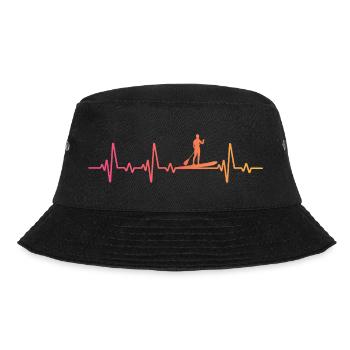 Sunset Heartbeat Stand-up-Paddle - Bucket Hat - Schwarz - Vorne - Lela (165cm)