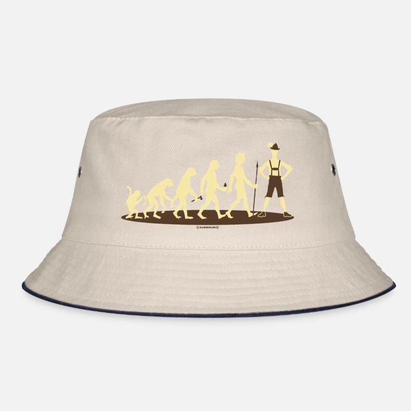 Evolution Bayer - RAHMENLOS Geschenk Bucket Hat