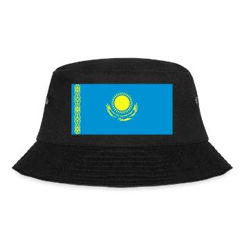 kazakstan flag - Bucket Hat - Schwarz - Vorne - Lela (165cm)