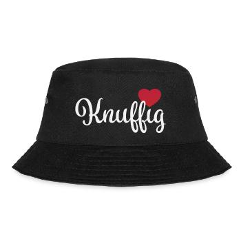 Knuffig - Bucket Hat - Schwarz - Vorne - Lela (165cm)