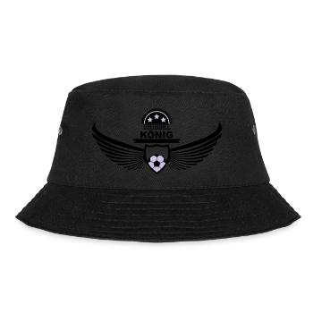 Dribbelkönig dribbeln ballkünstler fußball 2c - Bucket Hat - Schwarz - Vorne - Lela (165cm)