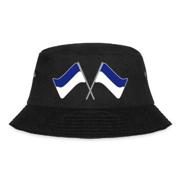Enseigne bleu-blanc | drapeau | Football | stade - Bob - noir - Devant - Lela (165cm)