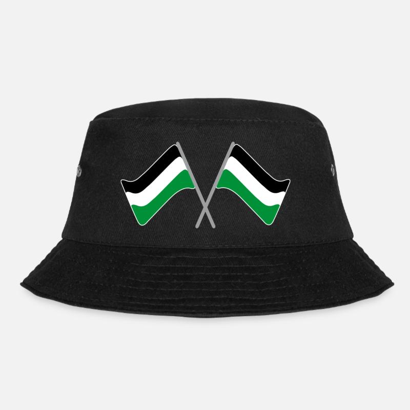 Drapeau noir-blanc-vert | stade de football de drapeau - Bob - noir