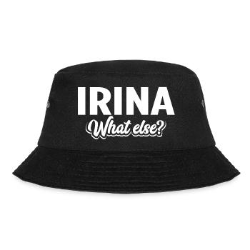 IRINA - we - Bucket Hat - Schwarz - Vorne - Lela (165cm)