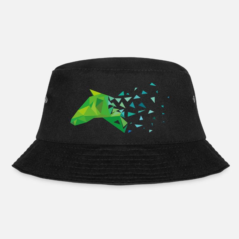 Cheval vert cheval cadeau - Bob - noir