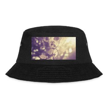 Zweig in Gegenlicht - Bucket Hat - Schwarz - Vorne - Lela (165cm)
