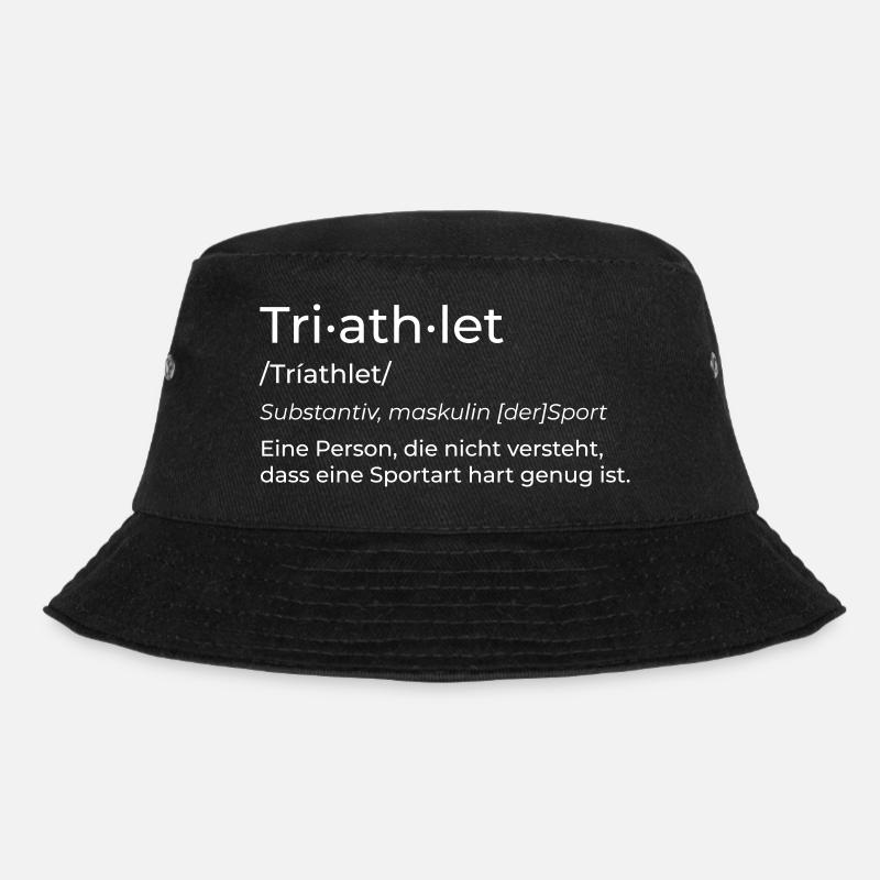 Triathlet - Bucket Hat - Schwarz
