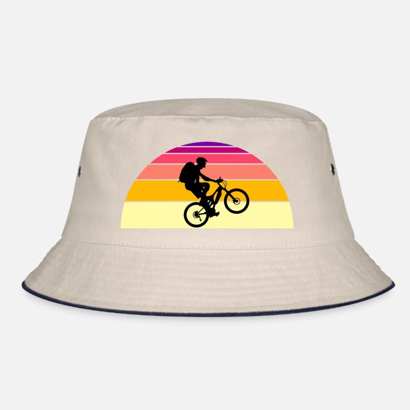 Bikers at sunset Bucket Hat