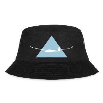 Segelflieger Segelflugzeug Geschenk gleiten drei - Bucket Hat - Schwarz - Vorne - Lela (165cm)
