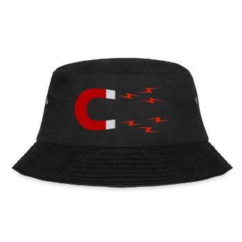 Horseshoe magnet, magnet - Bucket Hat - black - Front - Lela (165cm)