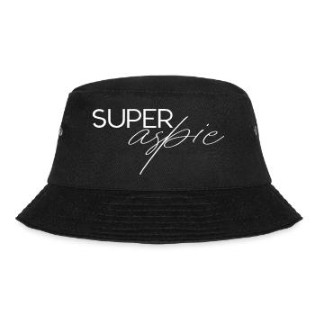 Super Aspie asperger autismus autist - Bucket Hat - Schwarz - Vorne - Lela (165cm)