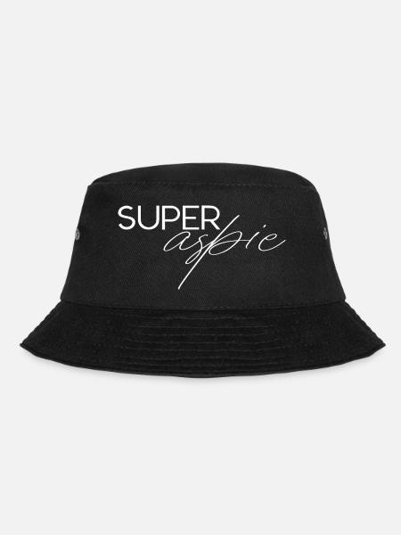 Super Aspie asperger autismus autist - Bucket Hat - Schwarz