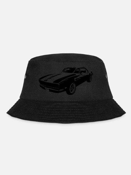 Revved Elegance: Classic Muscle unleashed - Bucket Hat - black