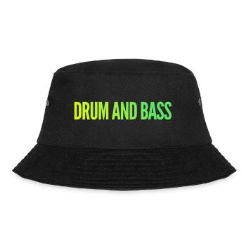 Green Gradient Drum And Bass - Bucket Hat - black - Front - Lela (165cm)